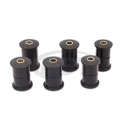 Energy Suspension Black Polyurethane Set of 6 Bushings 3.2128G